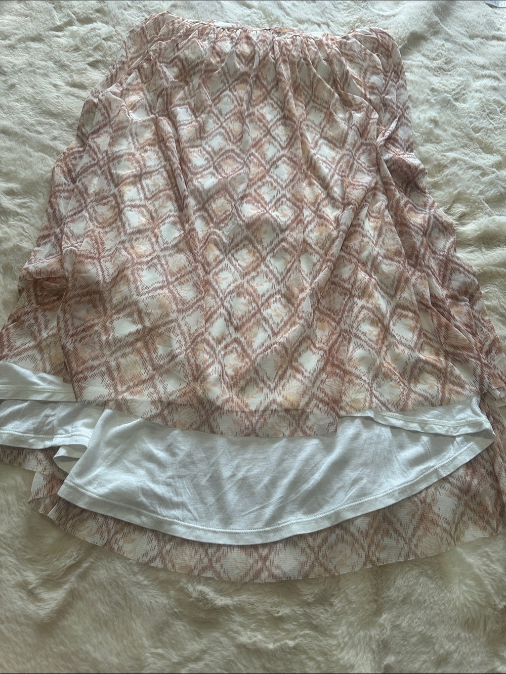 Free People high-low summer sun dress Sz L - Picture 8 of 8